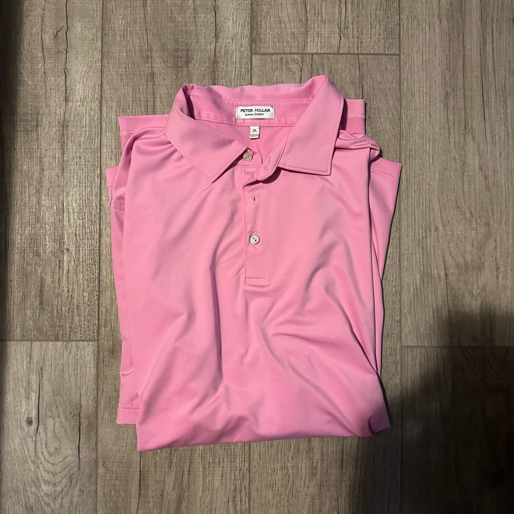 Peter Millar Vibrant Pink Polo Shirt